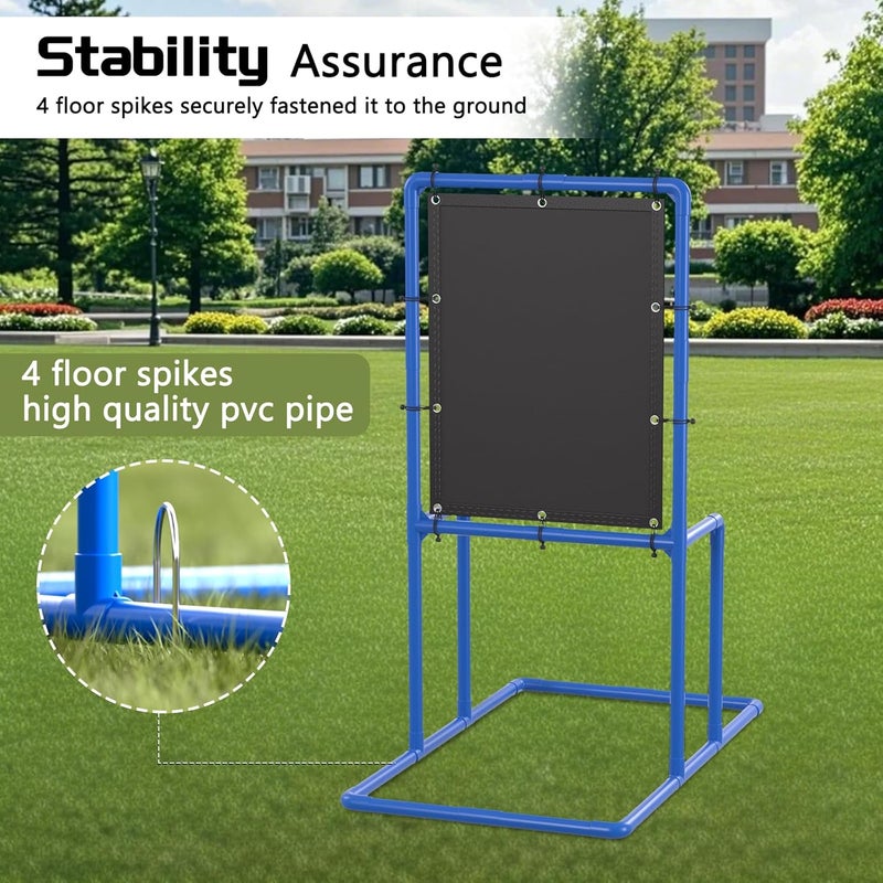 Olpchee Baseball Strike Zone Target for Plastic Balls Compatible with Wiffle Ball and Blitzball Pitching Training Strike Zone Target Set Up and Assemble Easily - Image 5